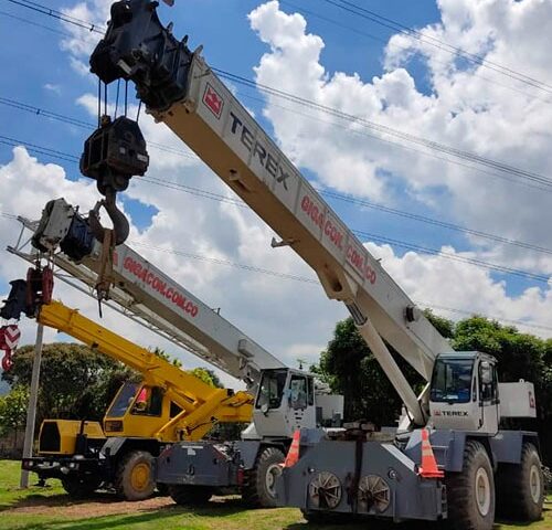alquiler de grúas telescópicas en Bogotá