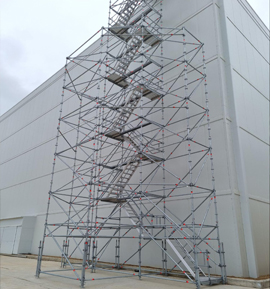 alquiler andamios certificados tubulares